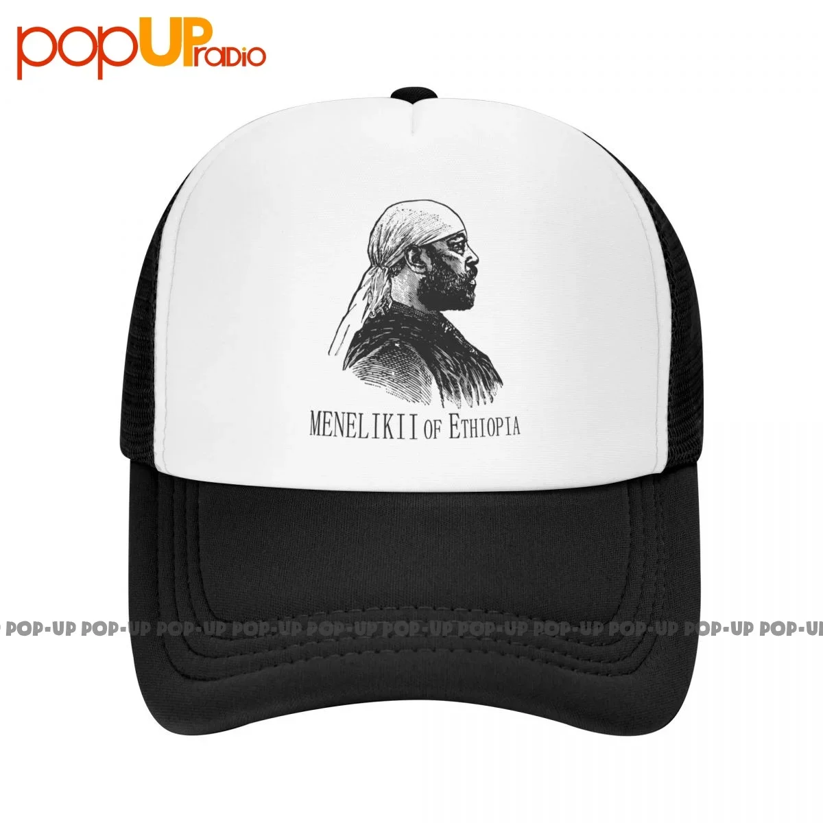 Menelik Of Ethiopia Reggae Rastafari Rasta Africa Bob Marley Baseball Cap Trucker Hats Breathable Headwear