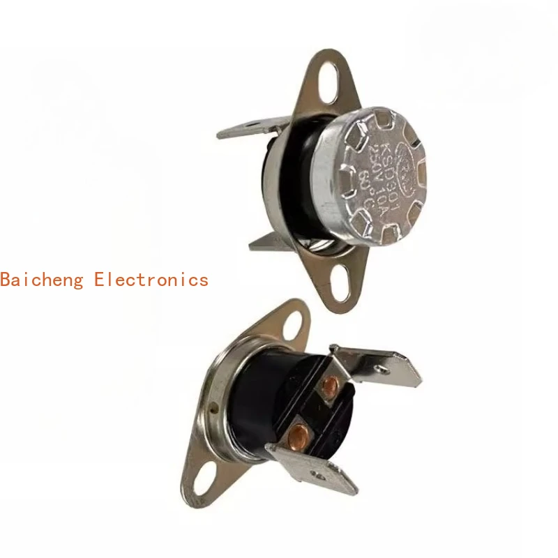 10PCS KSD301/KSD302 temperature control switch bent foot movable ring normally closed/normally open 95 degrees