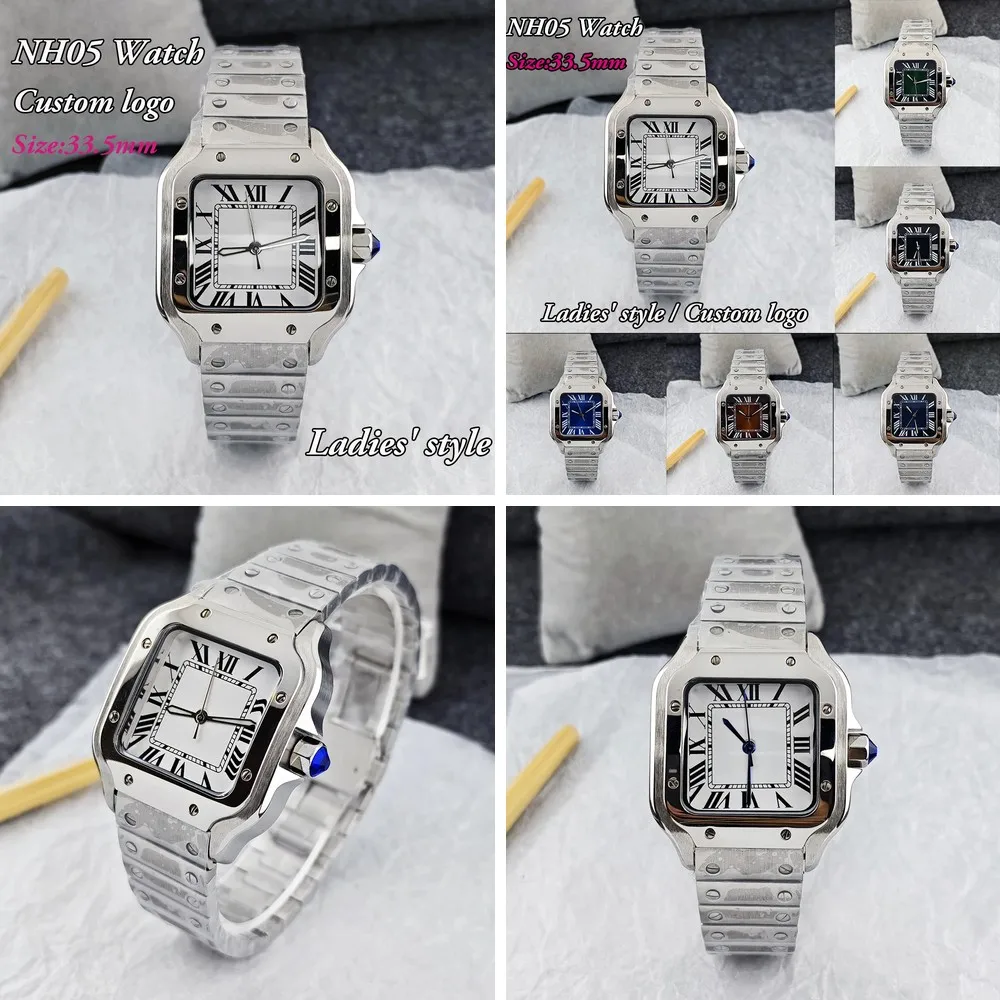 

wholesale price NH05 Movement Ladies Watch 33.5mm Stainless Steel Custom Logo Waterproof Dress Watch for Women
