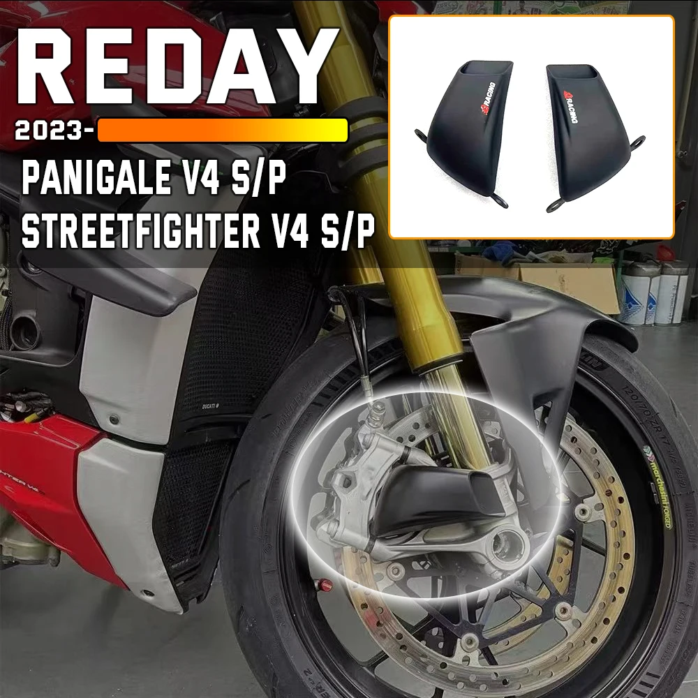 

Motorcycle ABS Front Caliper Radiator Cover Air Duct Brake Cooling For DUCATI Panigale V2 Streetfighter V4 V4S