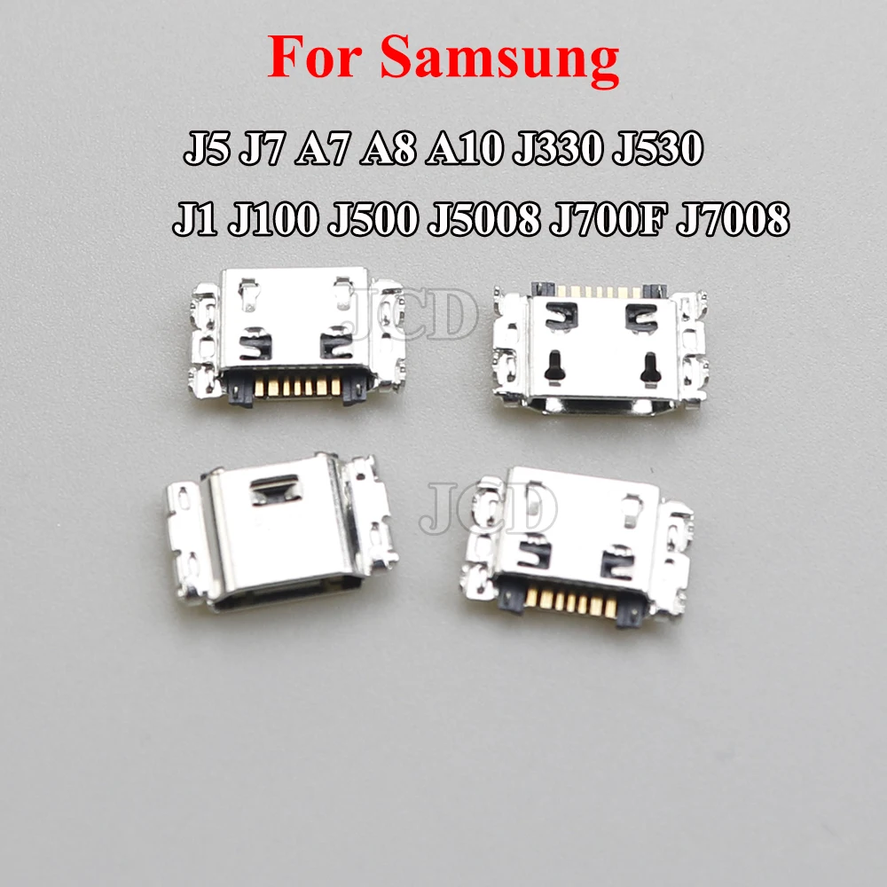 2-50PCS Micro USB 7pin Connector Mobile Charging port For Samsung J5 J7 A7 A8 A10 J330 J530 J730 J1 J100 J500 J5008 J700F J7008