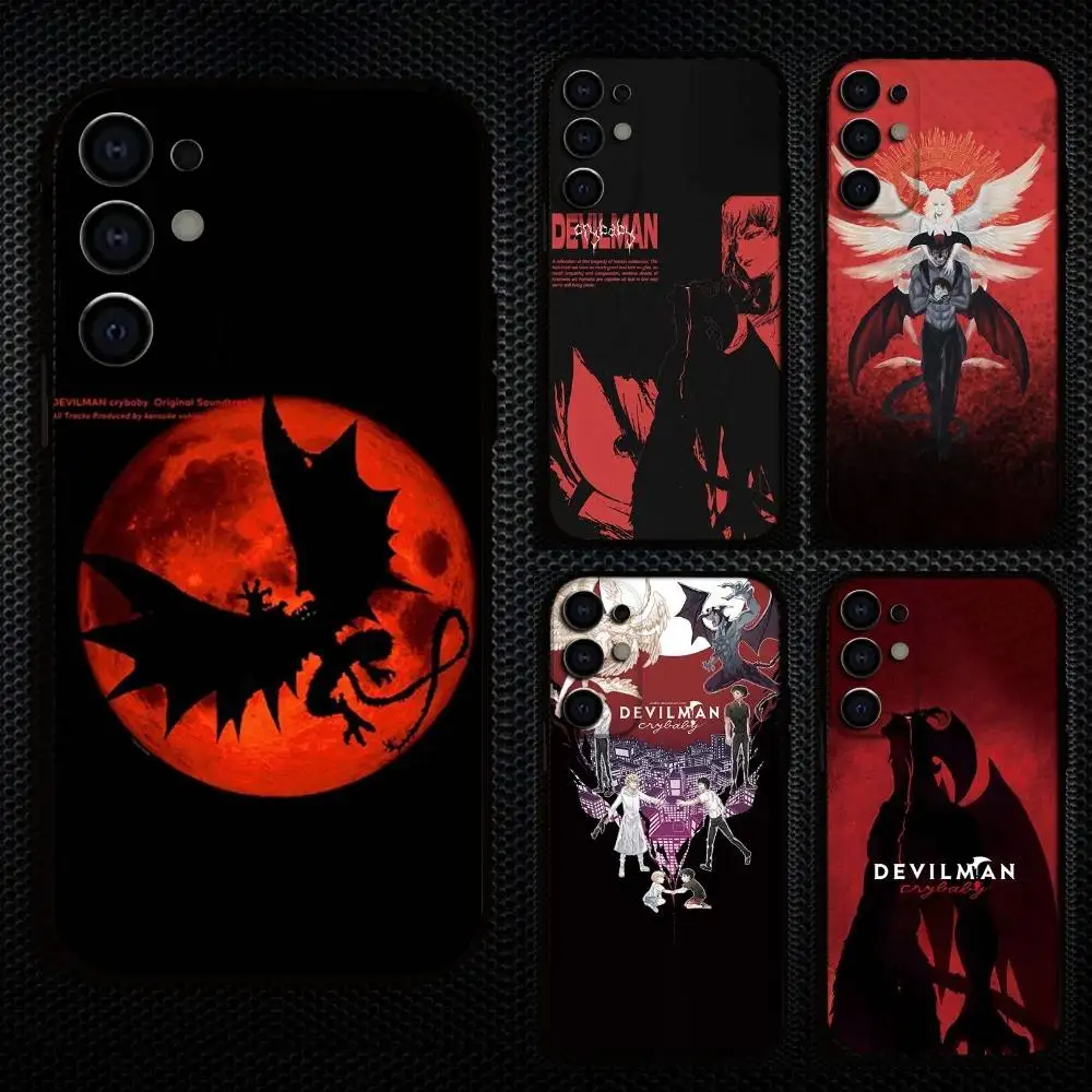 

Anime D-Devilman C-CrybabyS Phone Case For Samsung S25,S24,S21,S22,S23,S30,Ultra,S20,Plus,Fe,Lite,Note,10,9,5G Black Cover