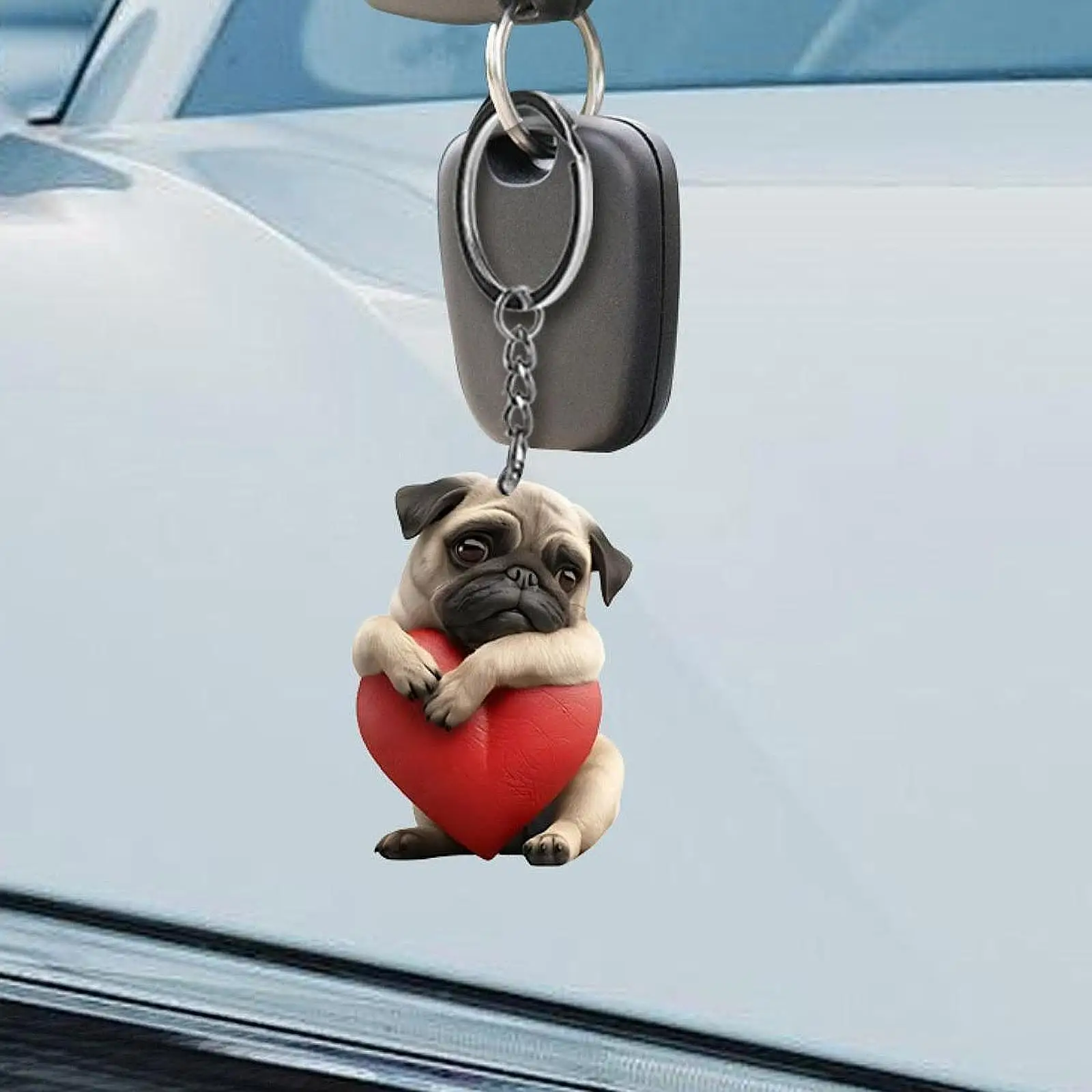 Брелок-для-ключей-с-собакой-подвесной-аксессуар-стильный-брелок-для-ключей-держатель-для-сумки-подарок
