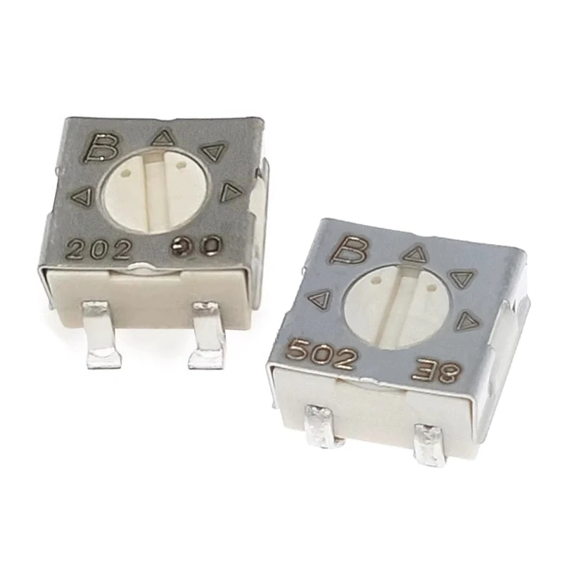 10pcs 3314J 3314G Series Potentiometer 100R 500R 1K 2K 10K 20K 50K 100K Resistance Precision adjustable resistance potentiometer