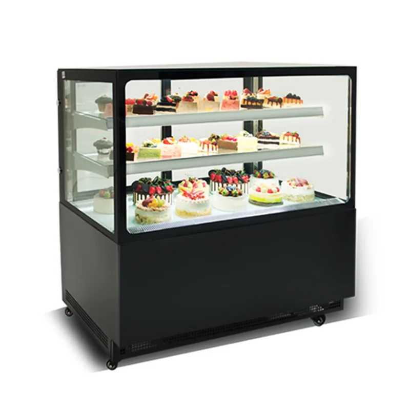 Customized. Snow Commercial Cake Counter Dessert Mousse Bakery Refrigerated Cabinet Rear Door Bread Cake Show