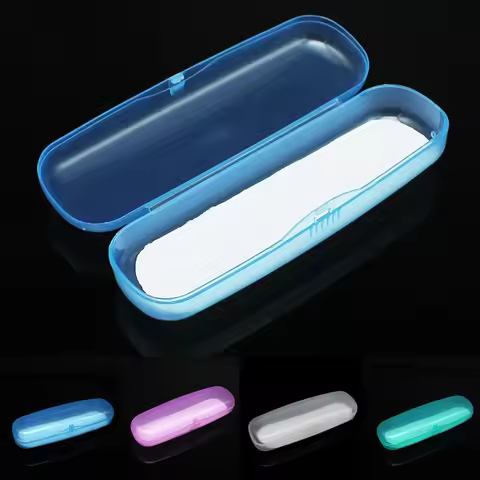 Clear Transparent Shell Glasses Hard Case Box Men Women Portable Reading Glasses Sunglasses Holder 15.3x4.8x3.7cm 1 Piece