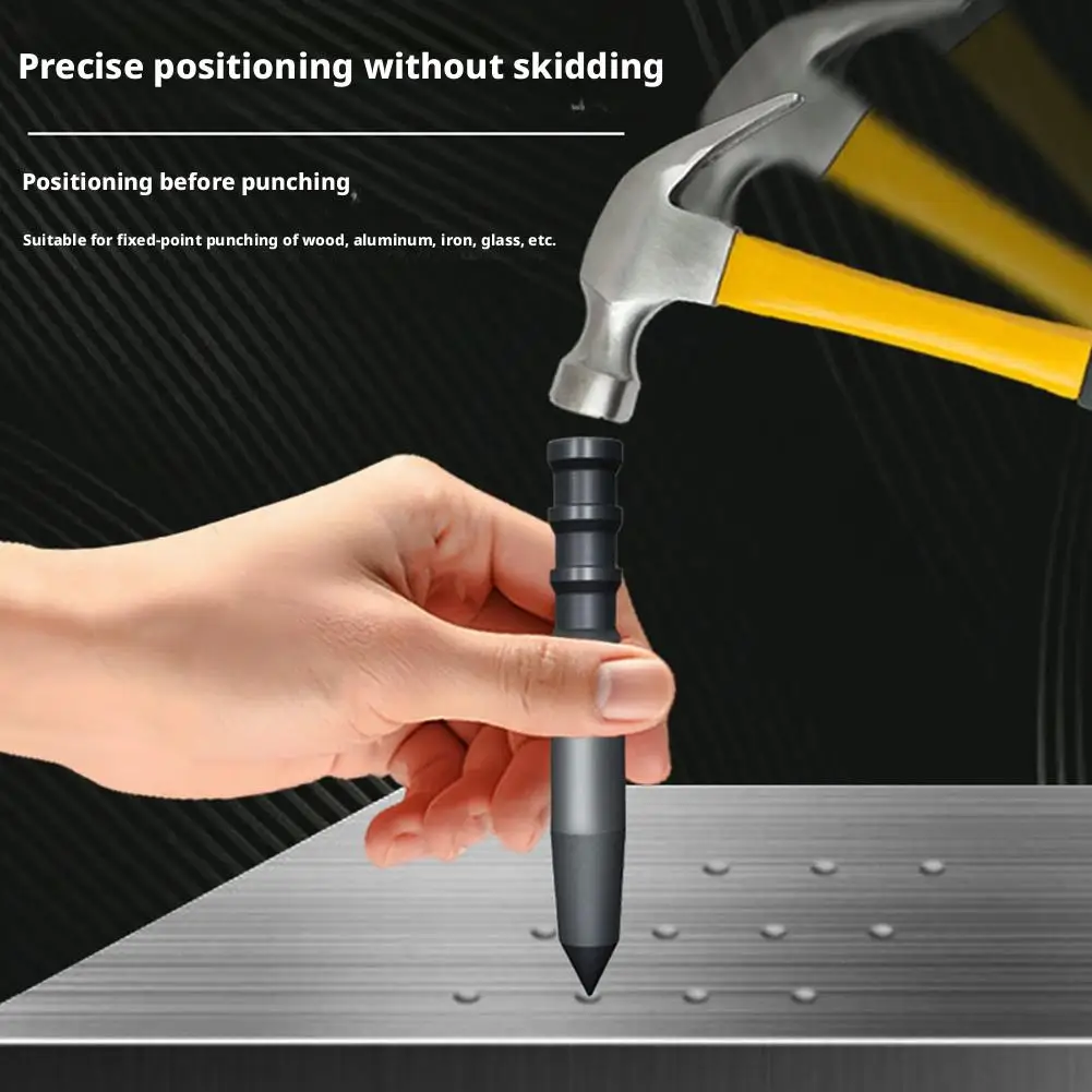 الكربون الصلب محدد موقع الجدار توسيط المعادن مخدد الحفر الحفر لكمة عدم الانزلاق محدد المقبض التالي دليل C F3Z8