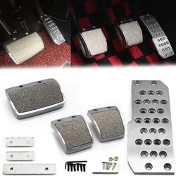For Honda Accord Civic CRX Del Sol Racing Mu gen Pedals Car Foot Rest Accelerator Footboard Throttle Brake Clutch Treadle