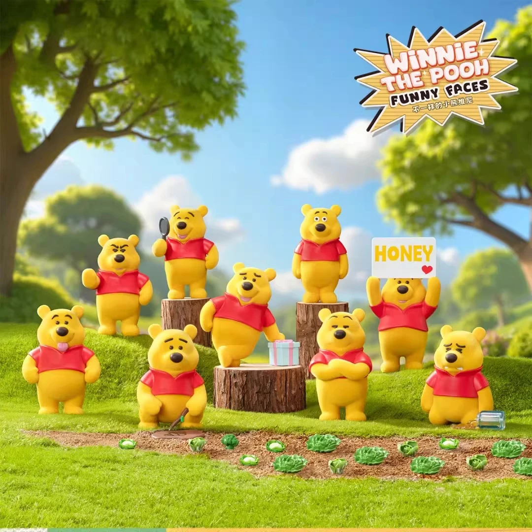 

52toys Winnie the Pooh Series Mystery Box - Custom Kawaii Anime Figure Collectible Doll Toy Gift Trendy Blind Box Ornament