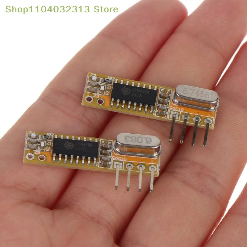 petiteRXB12 Superheterodyne Wireless Receiver Module Multi-Frequency 315-433MHz Low Power Consumption for DIY  Projects