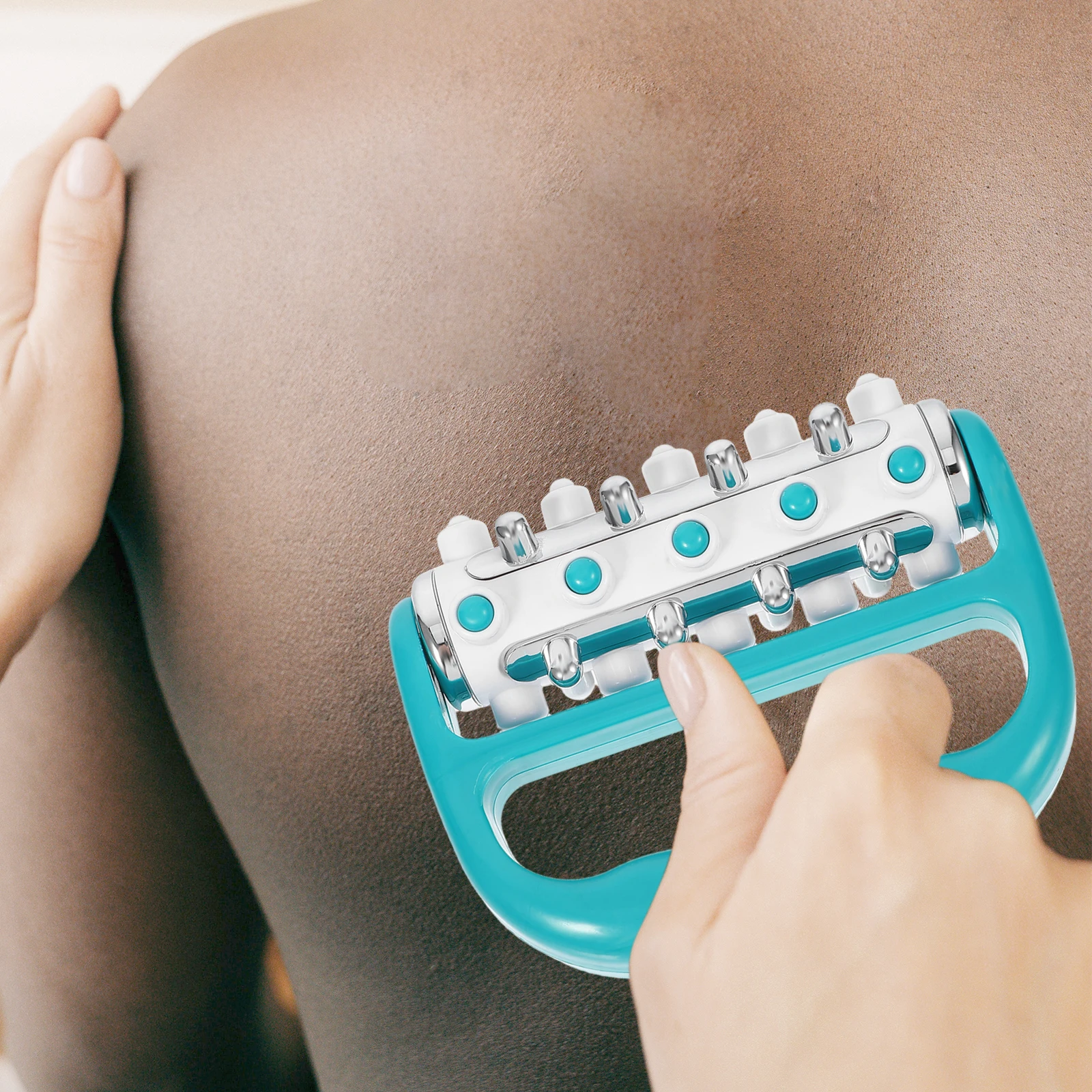 

Lightweight Handheld Massage Roller Full Body Anti Cellulite Manual Muscle Massager For Neck Back Legs Feet Portable Pain Relief