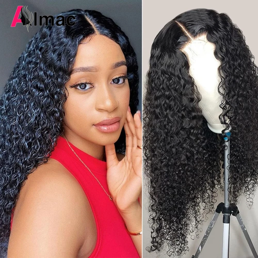 

Jerry Curly 13x4 Transparent Lace Frontal Human Hair Wig For Women 180% Density 4x4 Closure Wig Brazilian Remy Hair Wigs