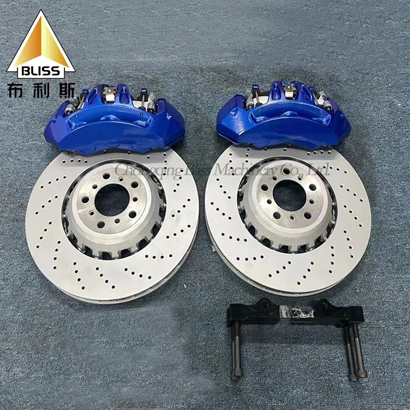 for  Aluminum Racing Brake Caliper 6 Pot 400Mm One-Pieces Disc Brake M5 Six Pots Modified Big Brake Kit For BMW F10 F13