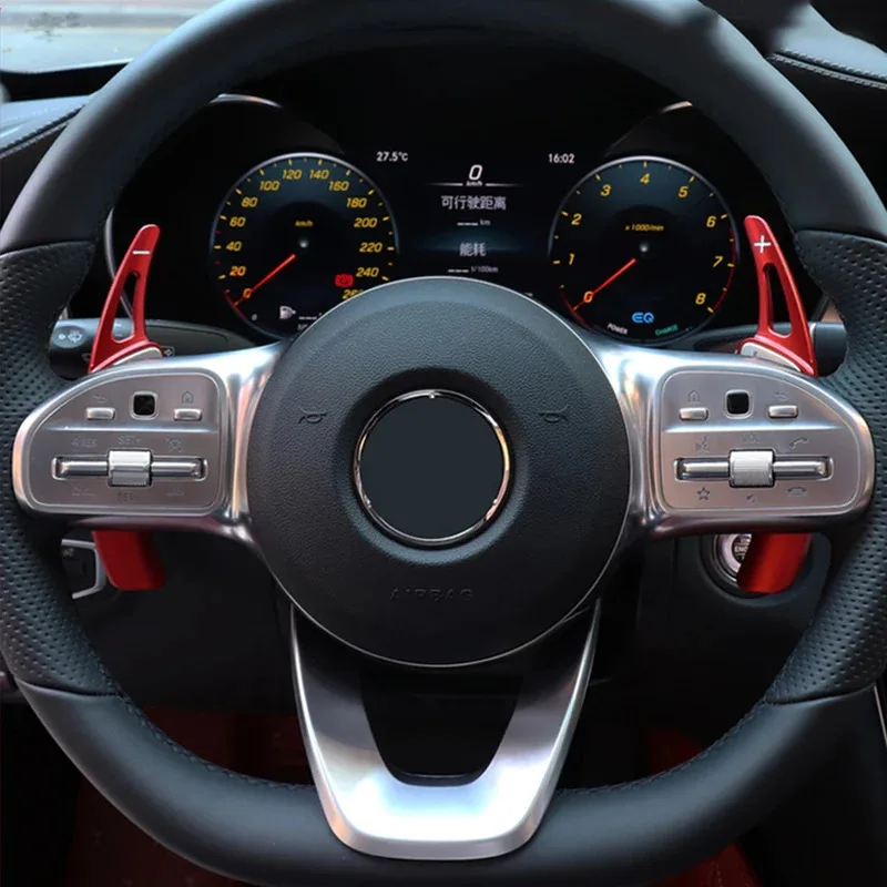 

Paddle Shift For Mercedes-Benz 2016 2017 2018 2019 2020 B Class W247 MB B180 B200 B200d Car Steering Wheel Shifter DSG Stickers