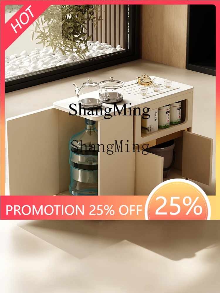 

FGgood-looking integrated cream wind living room home new tea table tea set balcony rock slab small side table