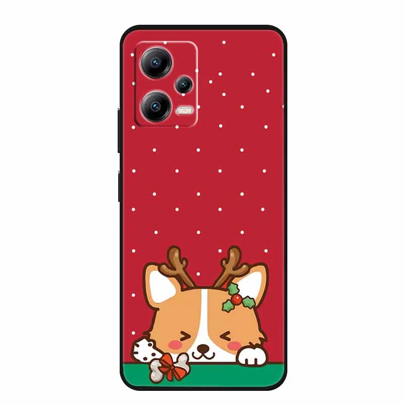 Christmas Case For Redmi Note 12 4G 5G Case Note12 Pro 5G 4G 12R 12S Soft TPU Silicone Covers for Xiaomi Redmi Note 12 Pro Plus image 6