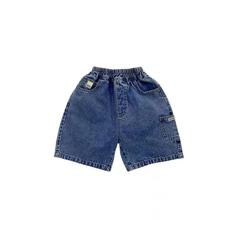 

Boys Summer Denim Shorts New Style Loose Casual Middle to Large Size Children's Hot Pant Kids Clothing