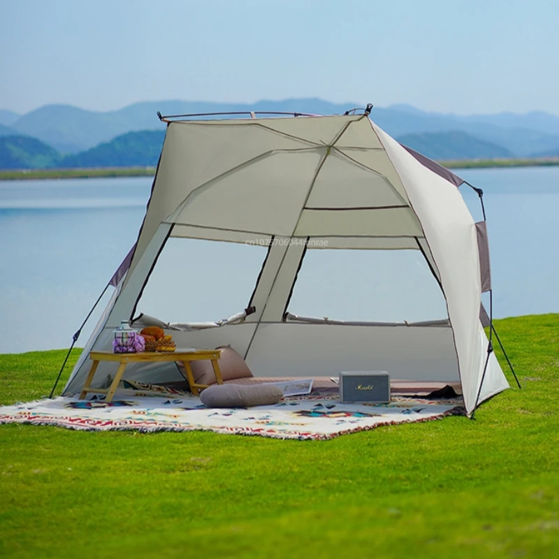

Outdoor Beach Fully Automatic Quick Opening Tent, Foldable Portable Sun Protection Camping Picnic Camping Outdoor Equipment