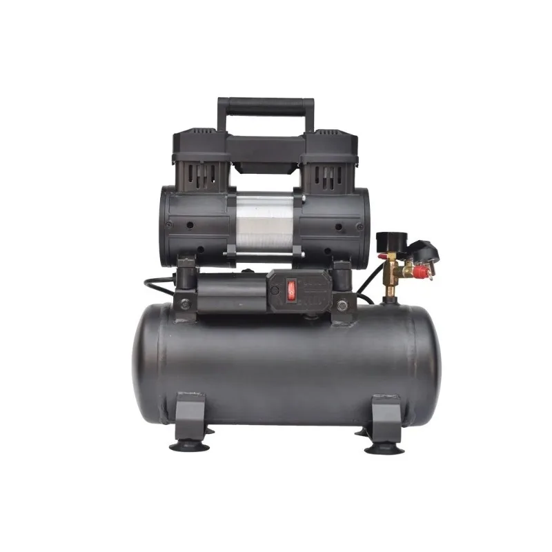 220V Portable Oil Free Silent Air Compressor Mini Low Noise Air Pump for Home Woodworking Paint Spraying