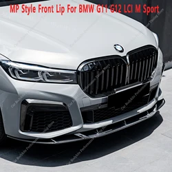 For Bmw G11 G12 M Sport Lci MP Style Front Bumper Splitter Lip Spoiler 740i 750i 740d M760Li M Pack 2015-2022 Bodykits Tuning
