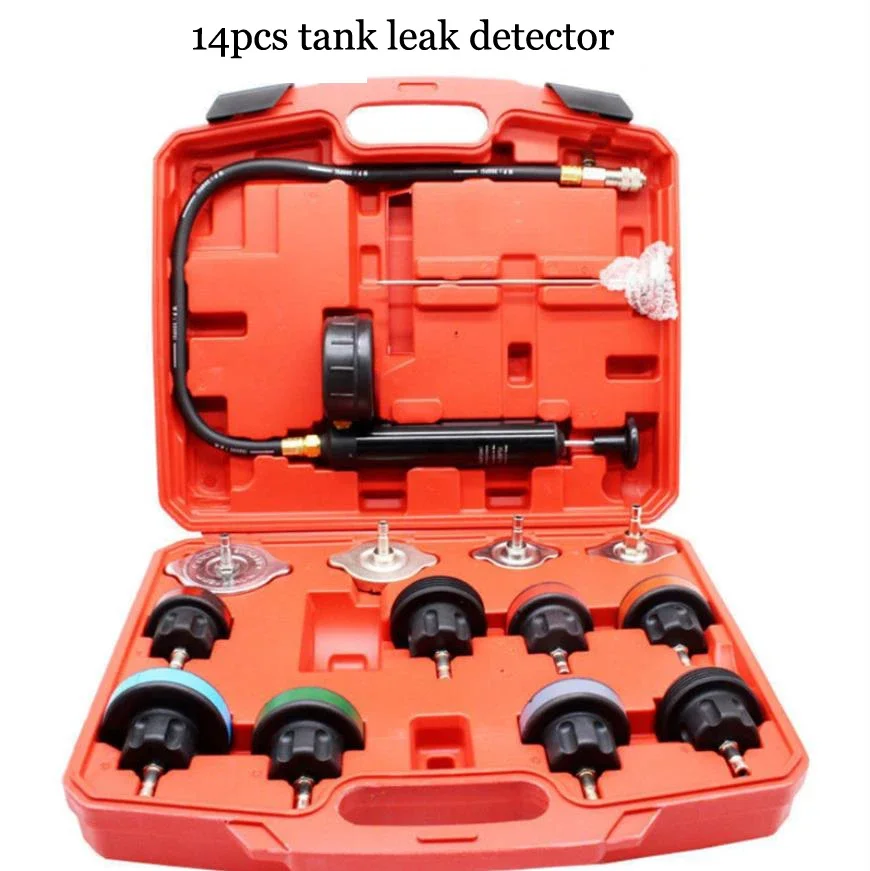 Radiator Leak Detector Car Cooling System Tester Pressure Gauge Kit Water Tank Leak Detection Detector Auto Repairing Tool