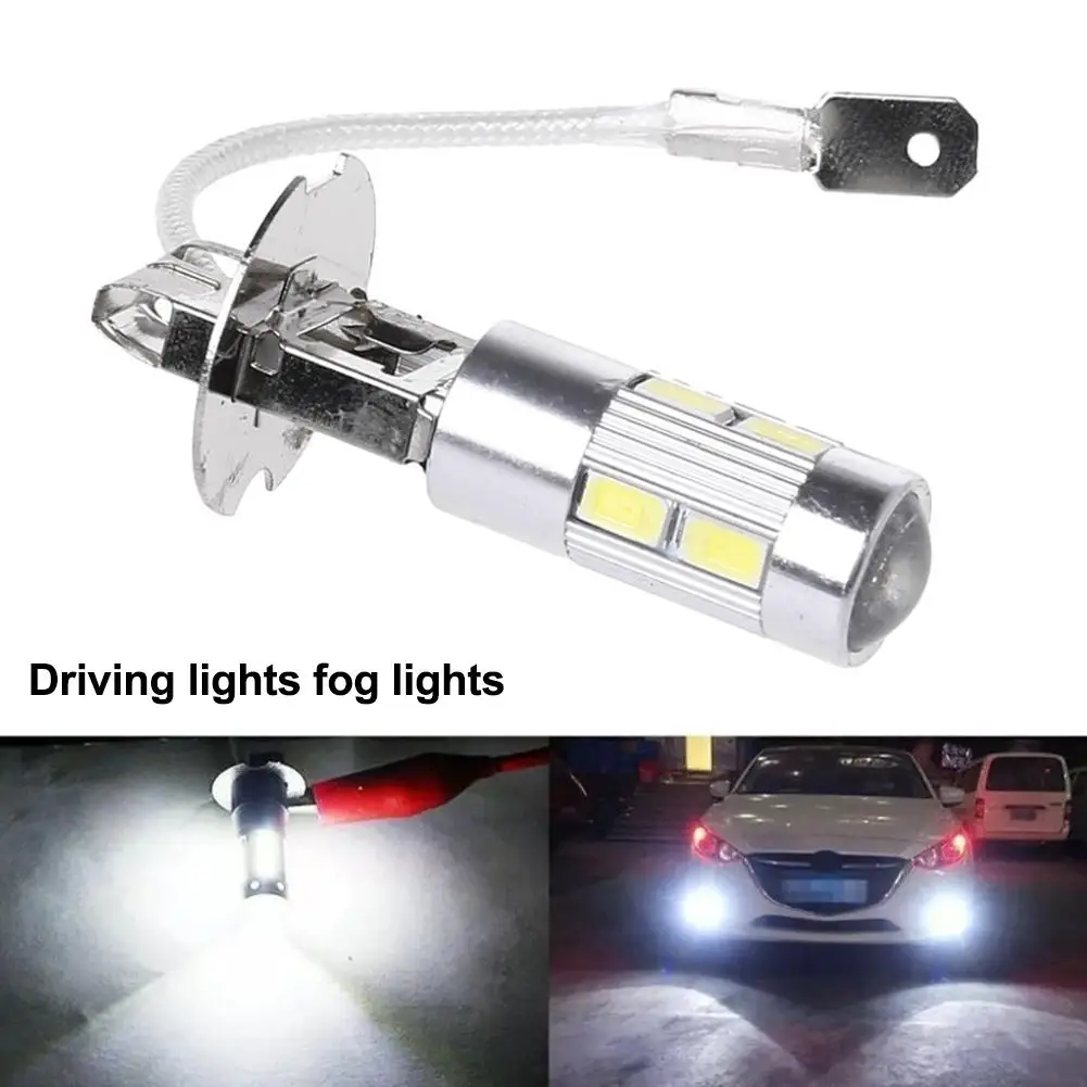 

Car Lights H3 10SMD 5630 LED Bulbs for Fog Lights 12V h3 LED Bulb Auto Lamp Day Running Light W3W7