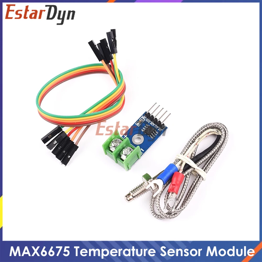 MAX6675 Thermocouple Module K-Type, 0.25°C Resolution High Temperature Sensor with SPI Interface for Industrial Control