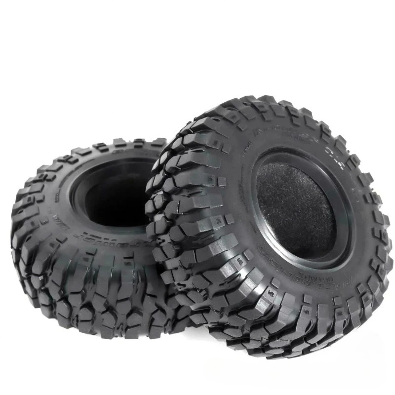 4PCS 1.9 pollici Simulato Gomma Arrampicata Pneumatico 106x37mm per 1/10 RC Crawler Auto Traxxas TRX4 AXIAL SCX10 RC4WD D90 D110 Accessori