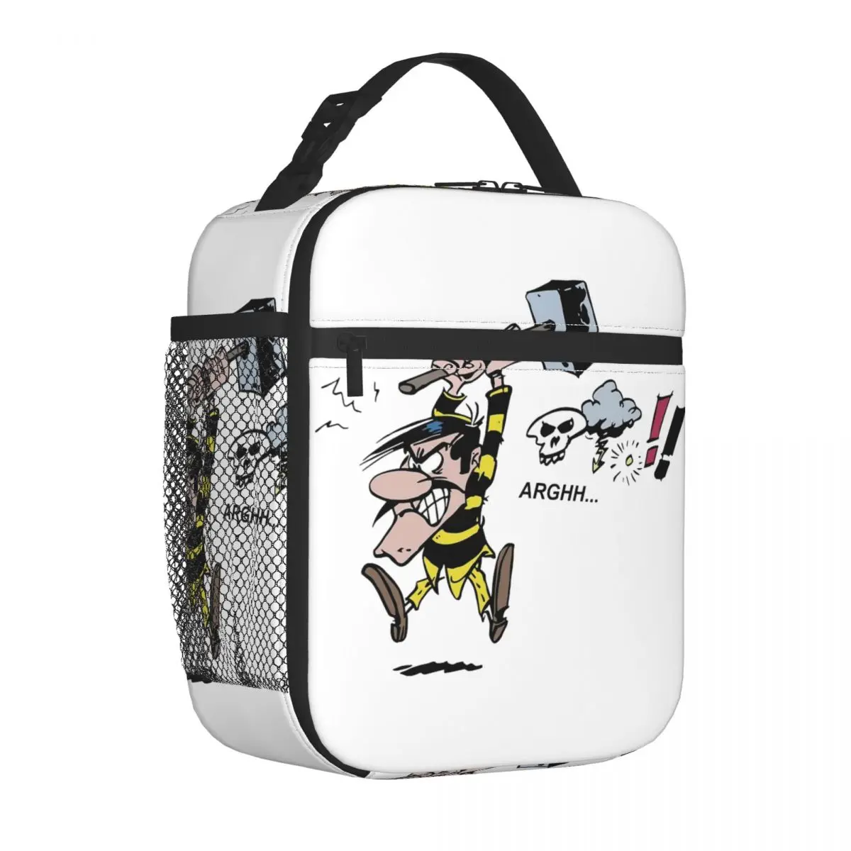 Joe Dalton Brothers WILD WEST Lucky Luke Insulated Lunch Bag Thermal Bag Leakproof Tote Lunch Box Bento Pouch School Picnic