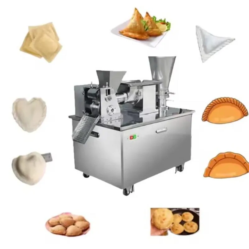 Máquina automática de raviolis Momo Somosa Empanada Spring Roll Dumpling Samosa que hace la máquina