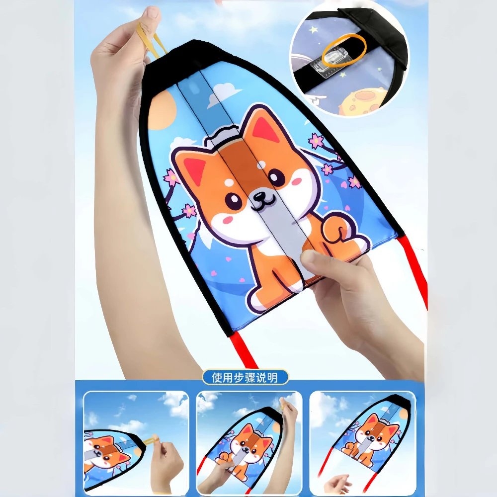 Catapult Kite เครื่องร่อนเครื่องบินปืนสําหรับเด็กกลางแจ้ง Soaring Flash Launch มือโยนของเล่นบินทนทานสนุกเที่ยวบินเกม
