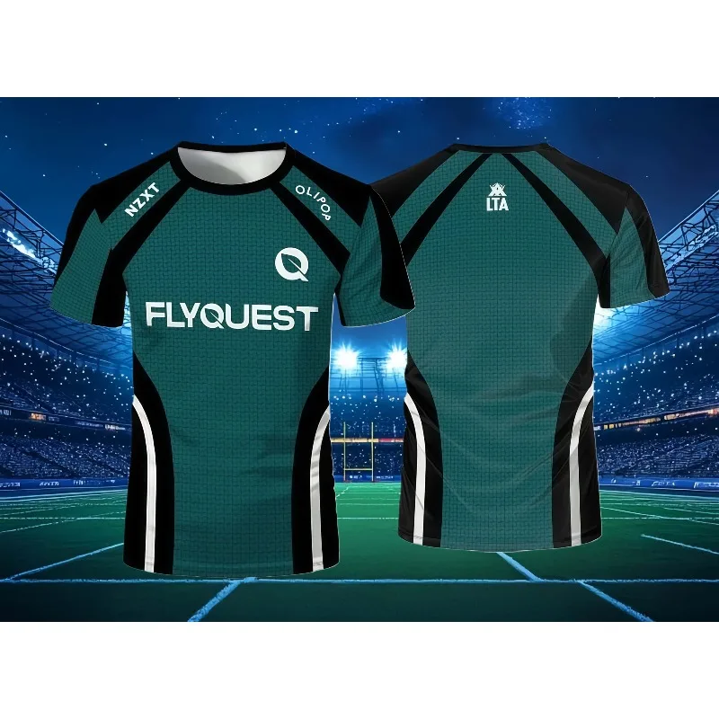 قميص تدريب سريع الجفاف متعدد الاستخدامات مطبوع ثلاثي الأبعاد لعشاق الأحداث الجديدة لكل من الرجال والنساء