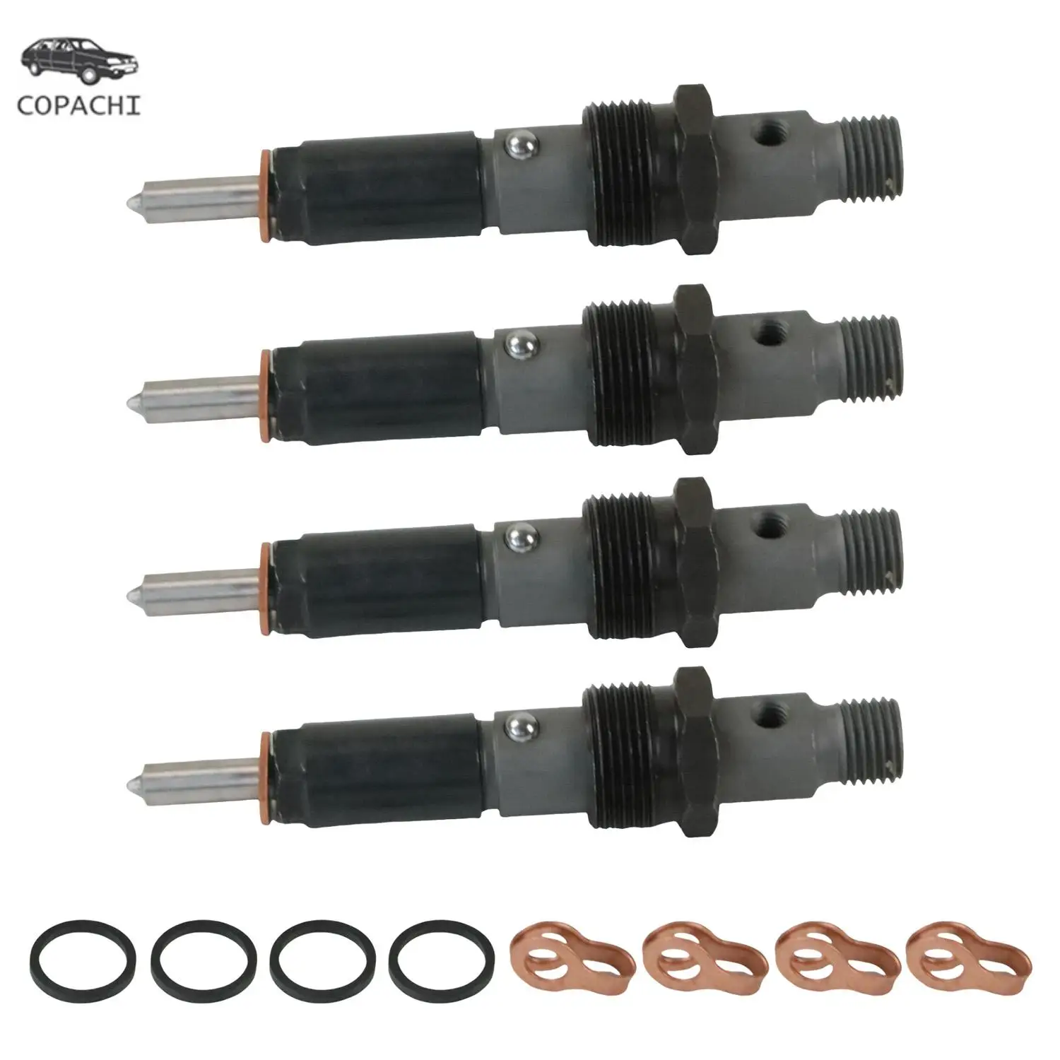 4pcs 4928990 Diesel Engine Fuel Injector set Thread 14MM New For Cummins 6BT Engine Car Replacement Accessories