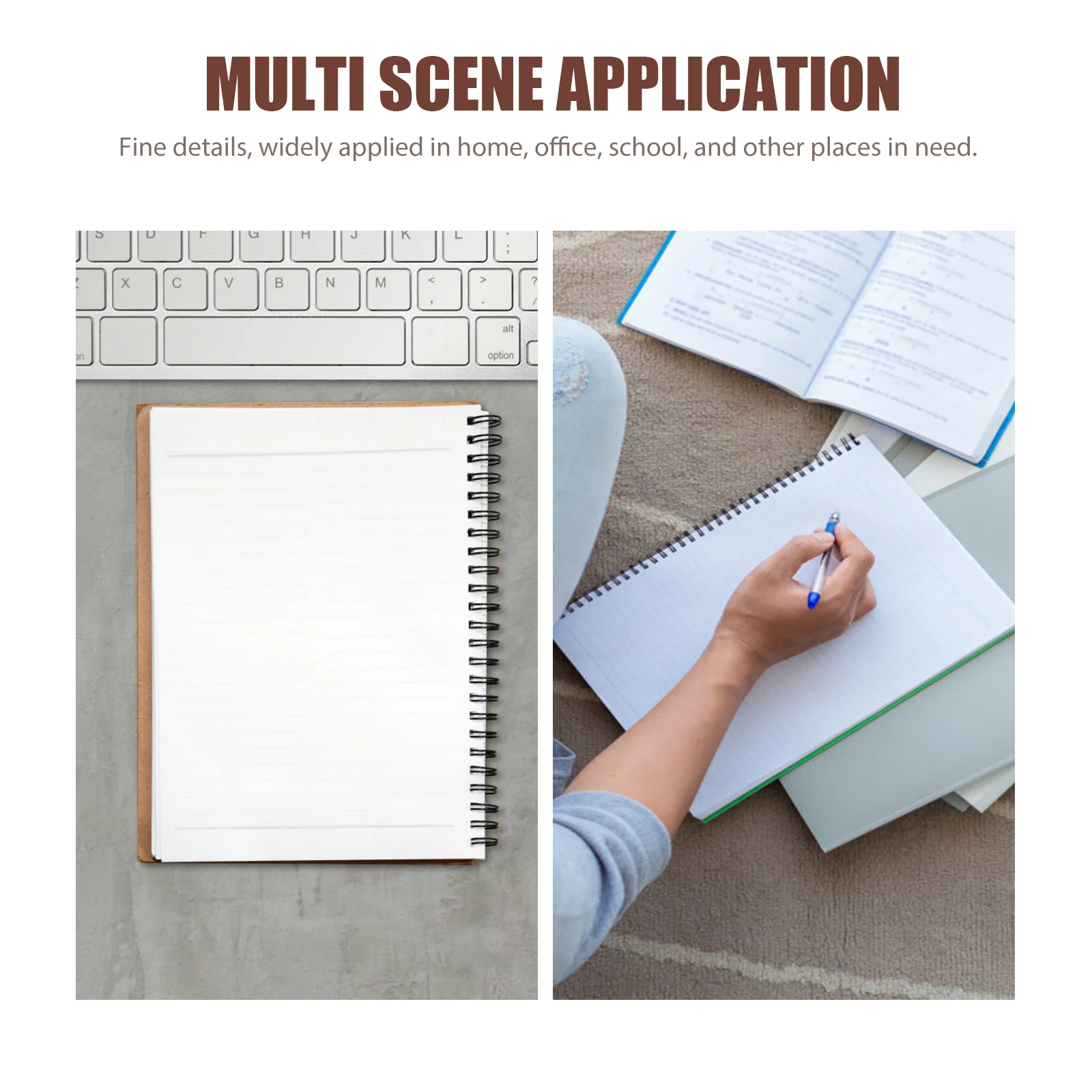 44Pcs Book Binder Rings Heavy Duty ABS Notch Discs for Refillable Planners Journals Filing Organization School Office