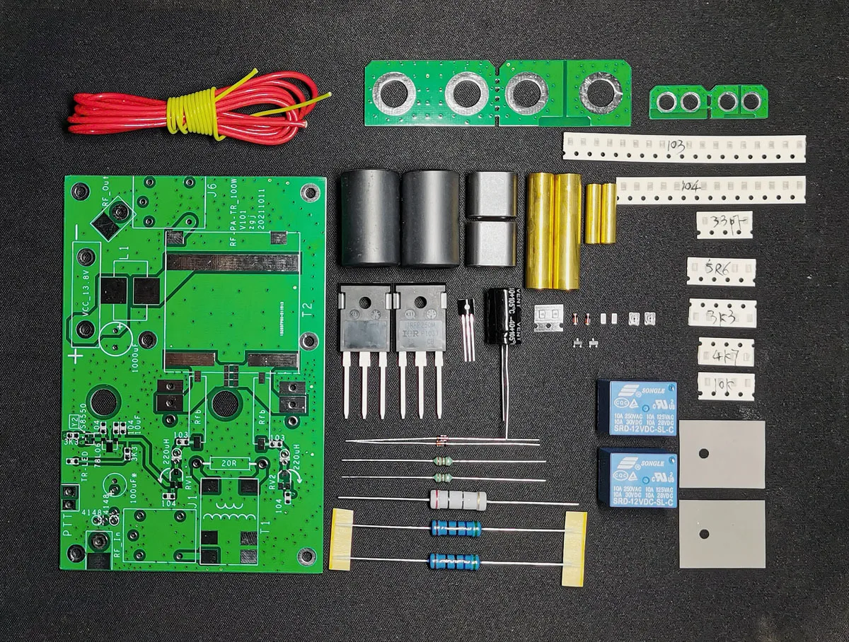 Imagem -03 - Onda Curta rf Amplificador de Potência Linear rf Amplificador de Alta Freqüência de Rádio Amador Rfid Ssb am cw hf Ham 120w 7mhz 14mhz