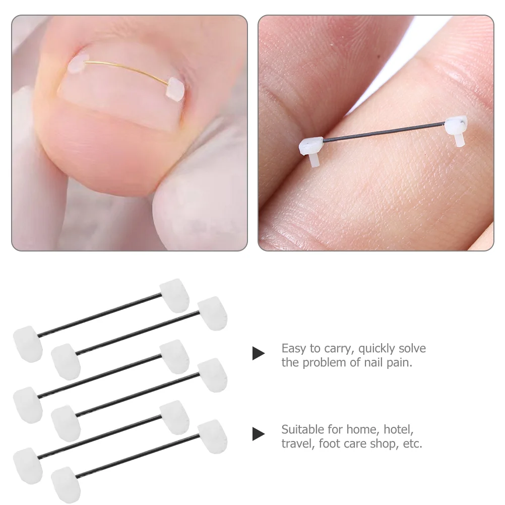 Fil professionnel de traitement des ongles, outil en alliage de titane, 3/utilisation, 6 pièces