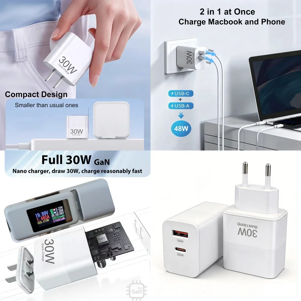 carregador-rapido-pd-30w-usb-c-tipo-c-com-porta-dupla-adaptador-de-parede-qc-30-18w-para-carregamento-rapido-de-iphone-17-16-samsung-galaxy-ipad-eu