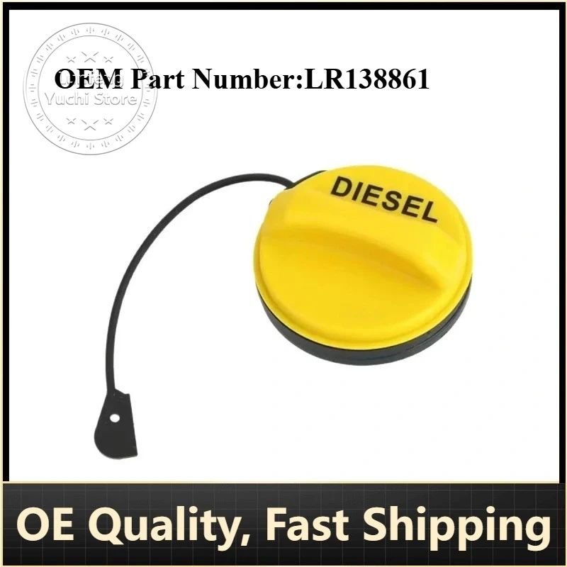 

P/N:LR138861 LR053666 - Diesel Fuel Tank Cap for Land Rover Defender, Freelander 2, Discovery 3, 4, 5, Range Rover Sport, Evoque