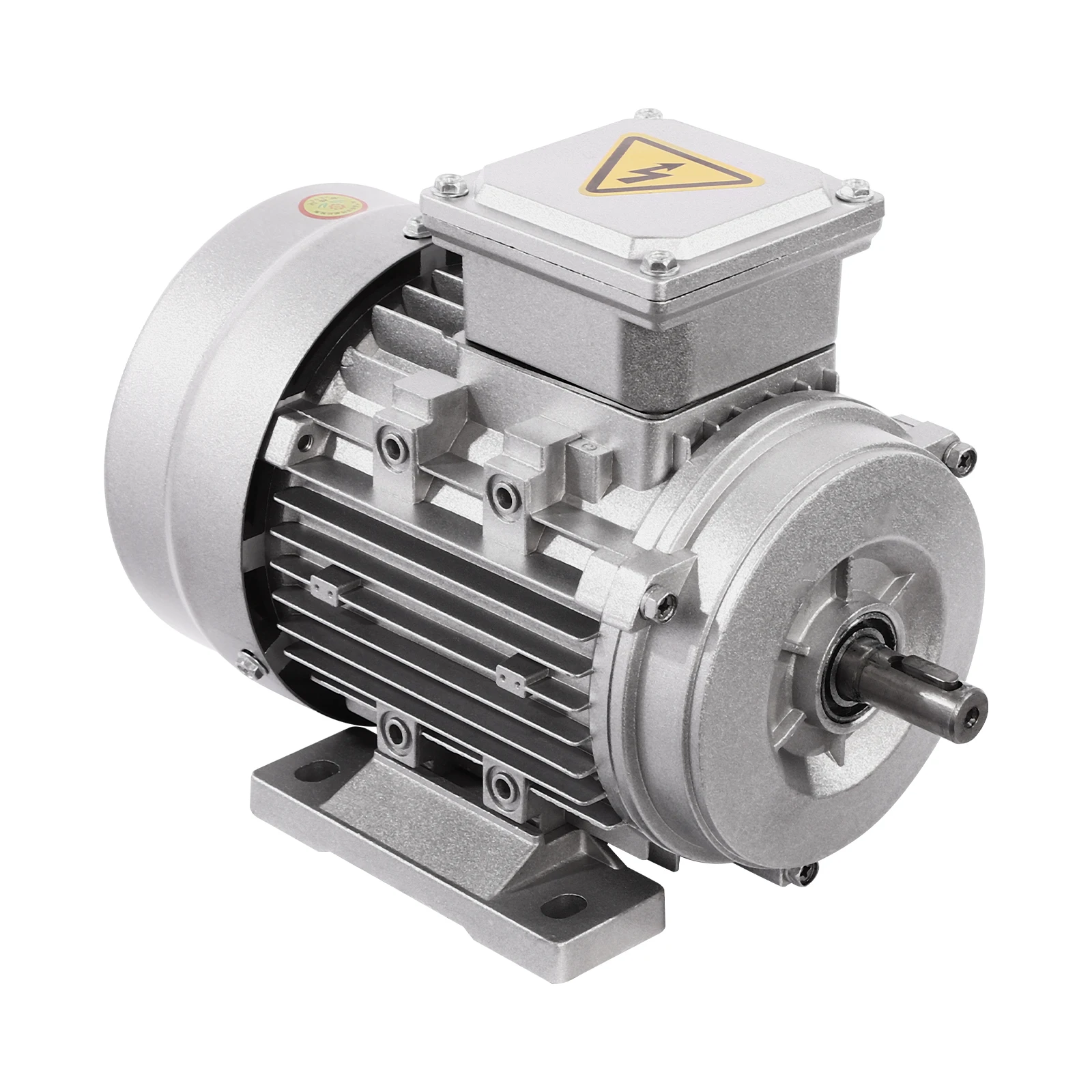 محرك كهربائي بعمود 750 وات 14 مم، محرك لفائف نحاسي نقي ثلاثي الطور للصناعة وآلات البناء #4