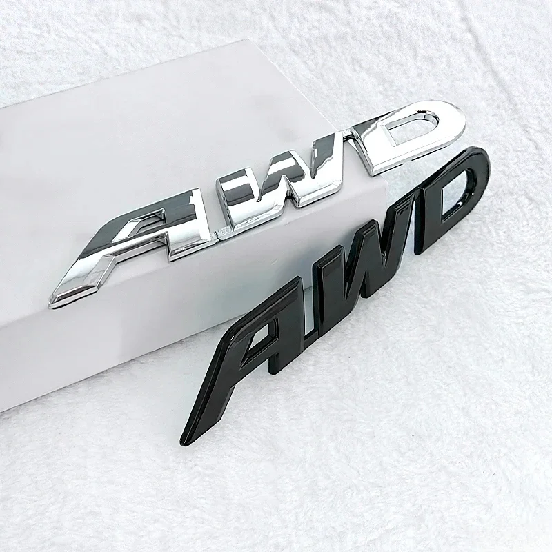 ABS Car Trunk Letter Emblem Body Badge Sticker for Honda AWD Accord Elysion Jazz CRV Civic City Odyssey HRV Crosstour