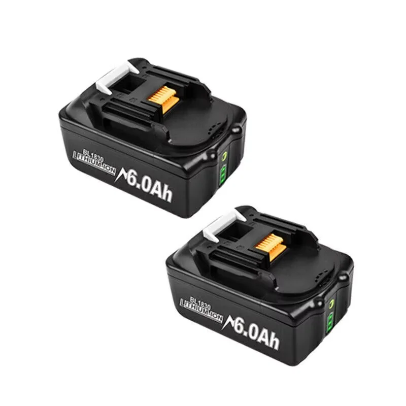 Voor Makita 18V 6.0Ah Oplaadbare Batterij, Voor Makita BL1830 BL1830B BL1840 BL1840B BL1850 BL1850B Power Tools Batterij