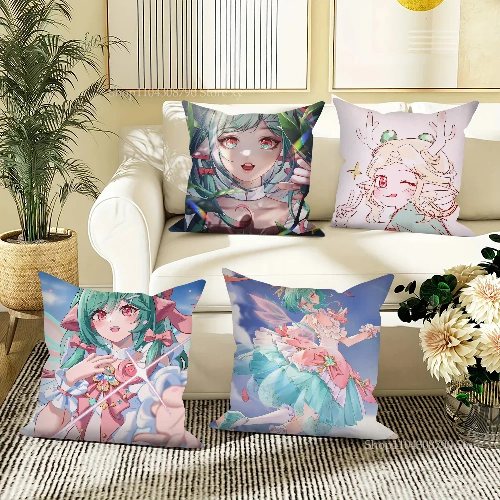 

Yaomei Animation Game H-Honor Of K-Kings Pillow Case Square Pillow Bedroom Sofa Leisure ComfortLiving Room Home Decoration 40X40