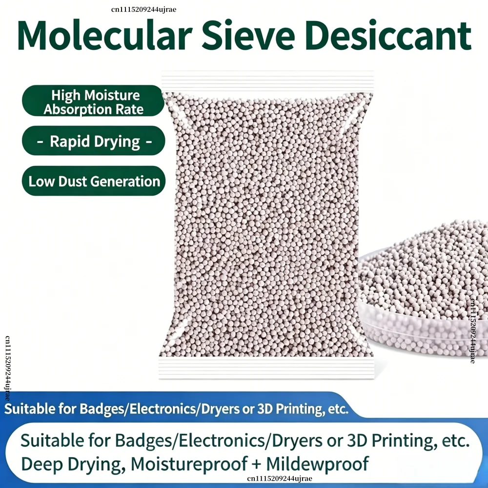 High Quality 3a 4a 5a 13x Zeolite Molecular Sieve Desiccant Drying Beads 3-5mm Dehumidification Moisture Proof Desiccant