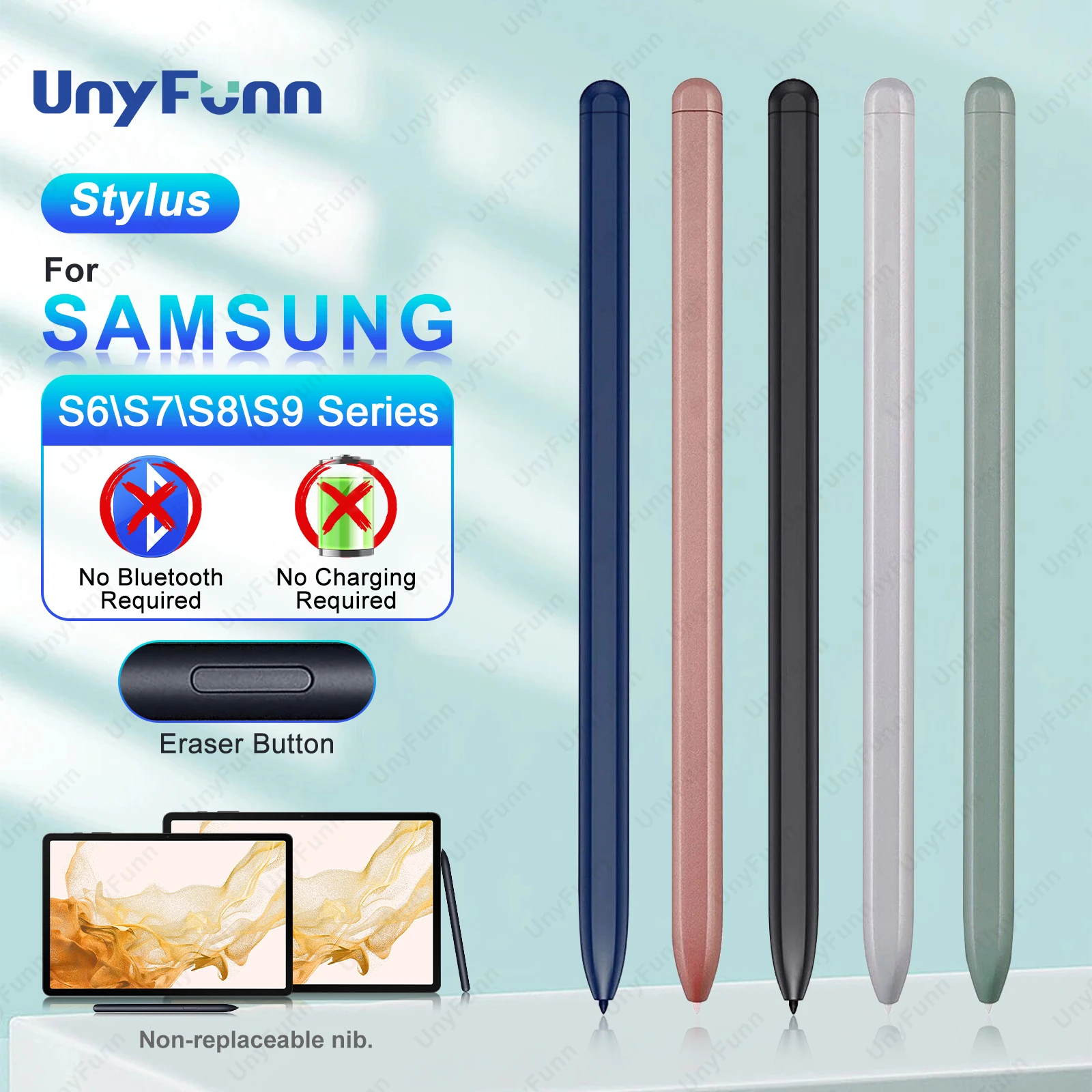 

Стилус S Pen для Samsung Galaxy Tab S7 / S7+ / S7 FE / S8 / S8 Plus / S8 Ultra (без Bluetooth)