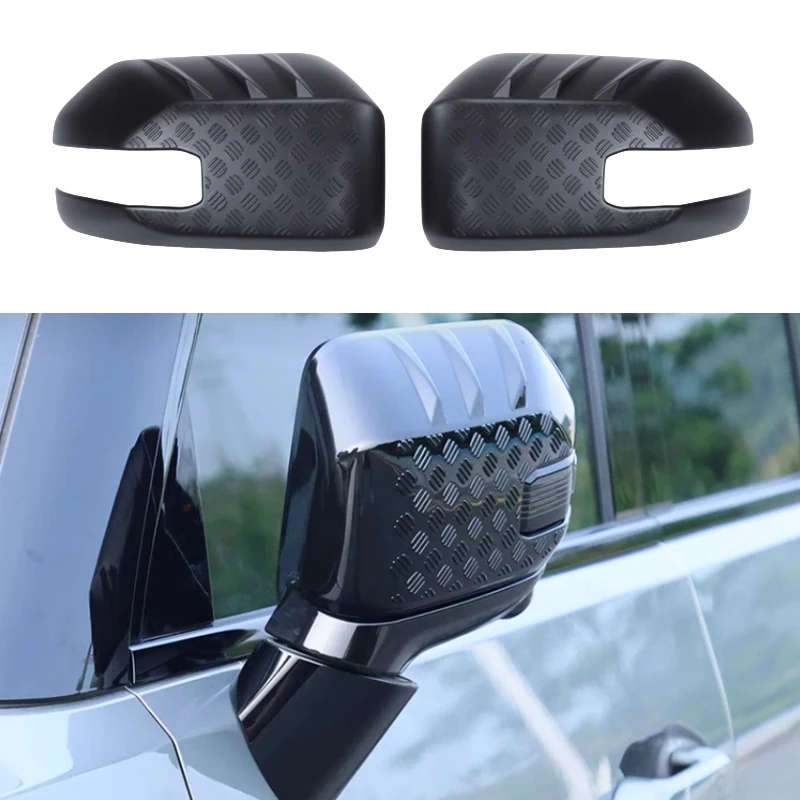 

Fit for JETOUR Traveler T2 2024 Car Rearview Mirror Cover Protective Shell Modified Carbon Fiber Reversing Mirror Cover