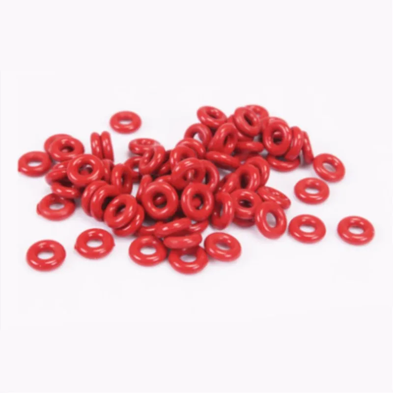 100pcs inner diameter 6/7.1/7.5/8/8.5/8.75/9/9.5/10/10.6x2.65mm silicone high temperature resistant o-ring