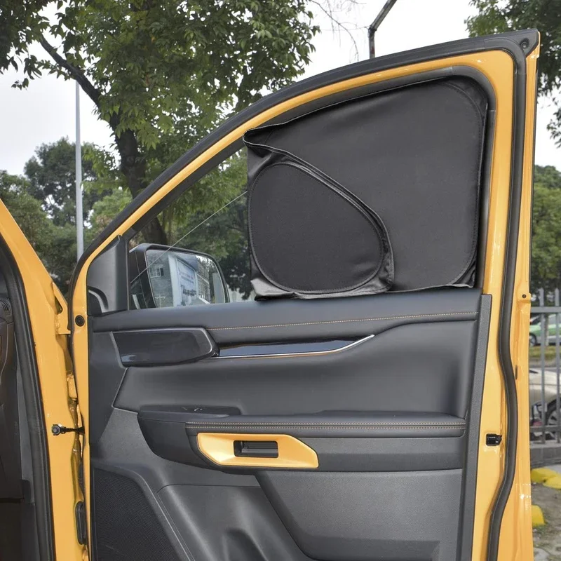 

Автомобильный черный оконный солнцезащитный козырек с защитой от УФ-лучей, теплоизоляционная защитная крышка, аксессуары для интерьера для FORD EVEREST RANGER 2021-2026