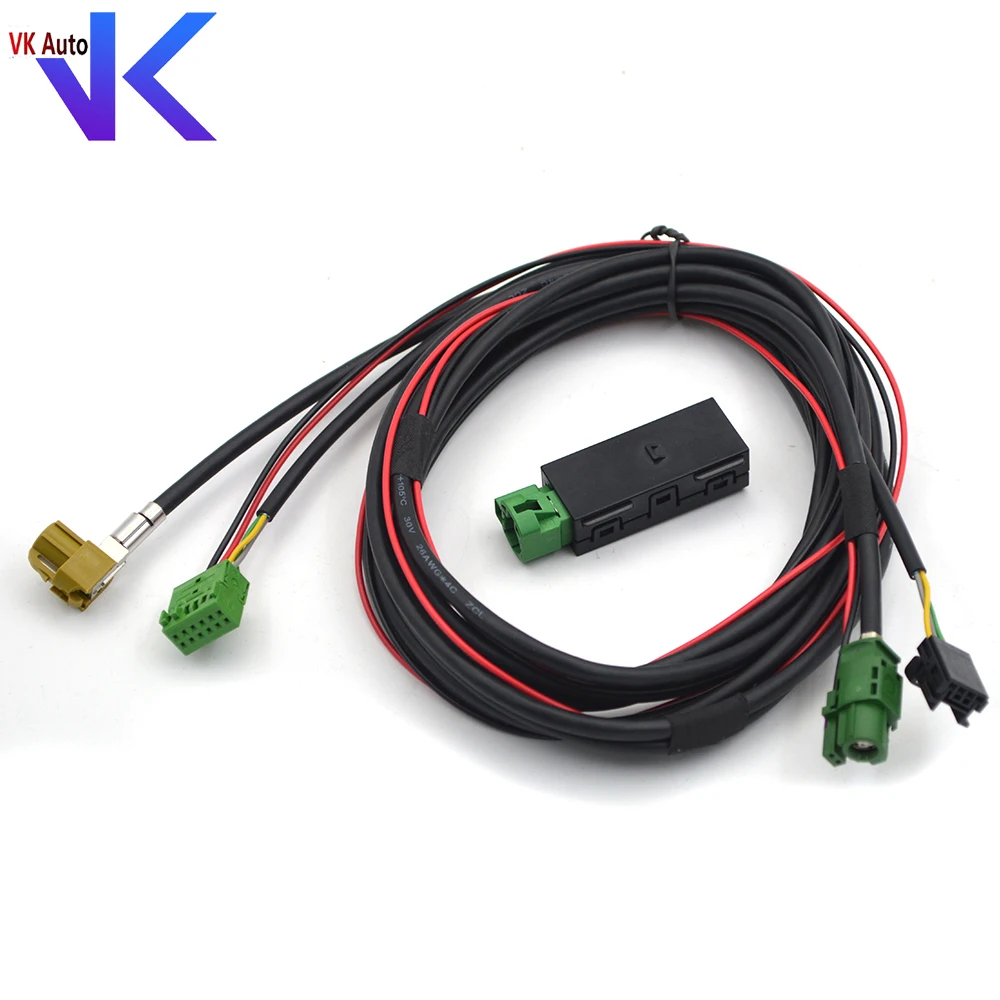 Für VW Golf 7 MK7 VII Für Passat B8 CarPlay Media USB AUX Schalter MIB2 MDI USB AMI Adapter Steckdose 5Q 0035726 E 5Q0 035 726E