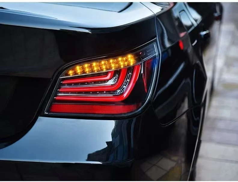 5 Series E60 2004-2010 Full LED Taillight with Turn Signal Clear Lens New Condition Modified