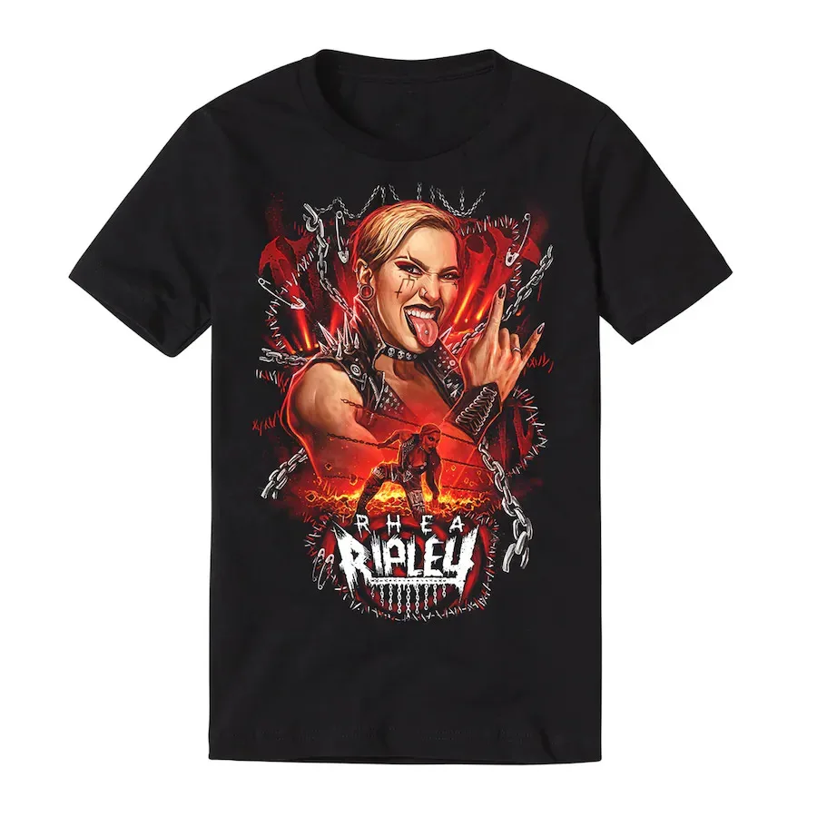 

Rhea Ripley Chains T-Shirt Unisex Cotton tee All Size S To 5XL ZL455